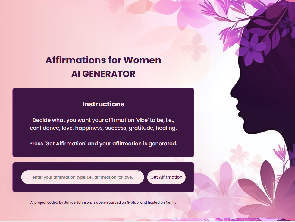 affirmations project preview